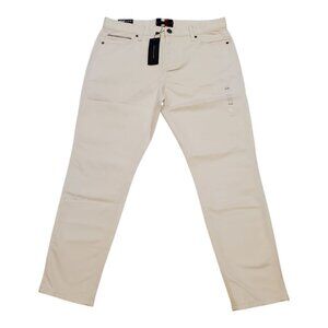 NEW TOMMY HILFIGER Men's THFlex Performance Five-Pocket Chino Pants - Off White